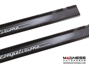 FIAT 500 Door Sills - Carbon Fiber - 595 Competizione  